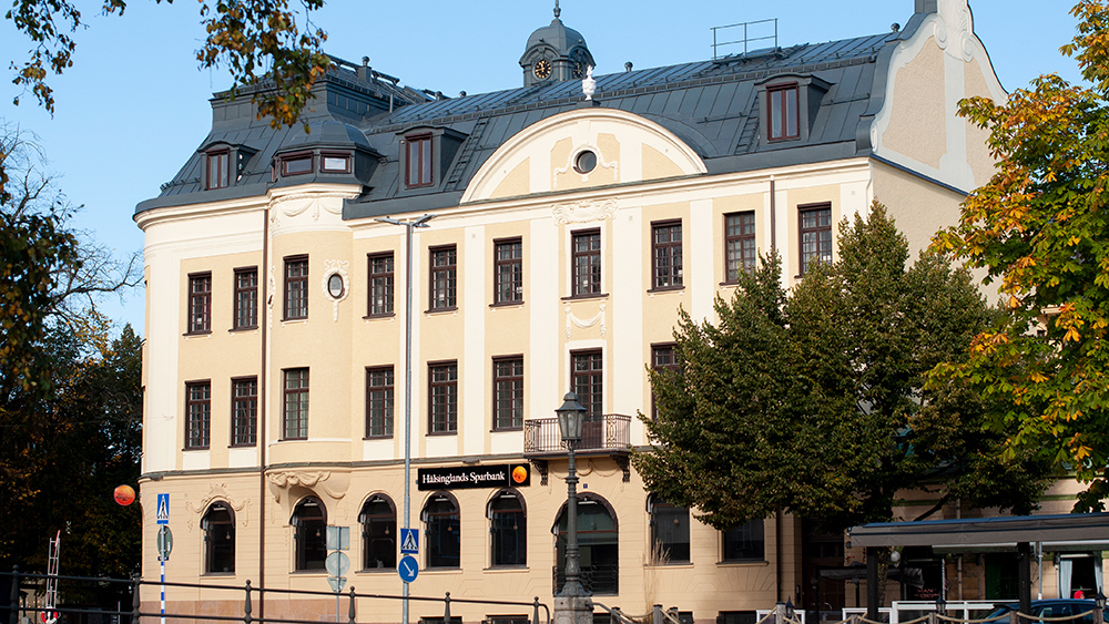 Bankhuset Hudiksvall renoverat