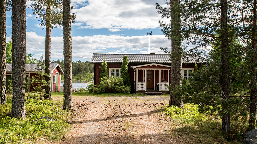 Röd stuga