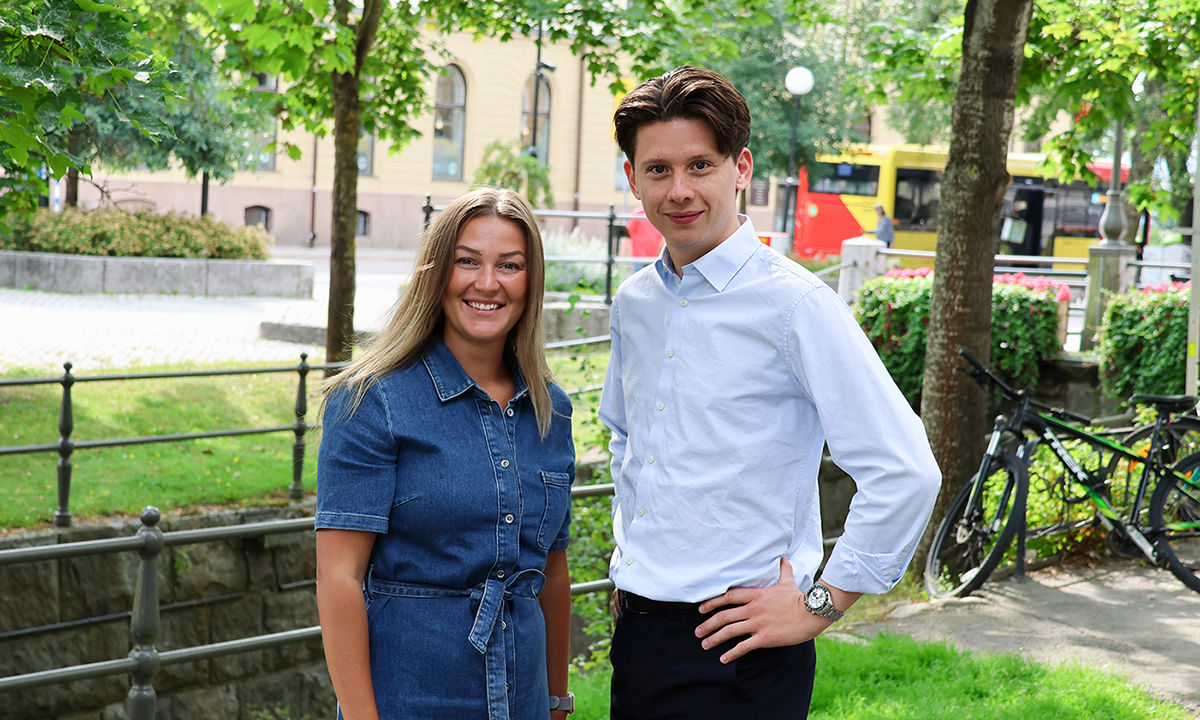 Medarbetare Edvin Larsson & Anna Bodell